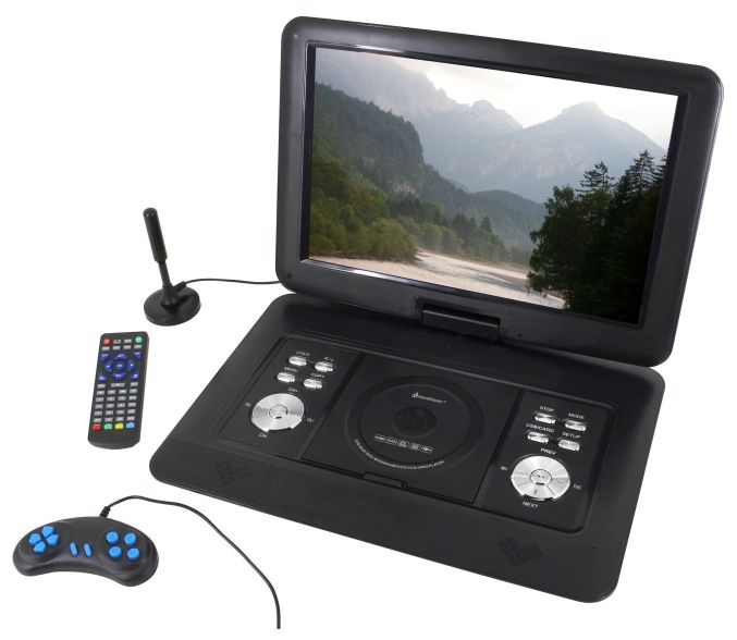 39,1 cm (15.4 Zoll) Tragbarer DVD-Player CD, CD-R, CD-RW, DVD+R, DVD+RW, DVD-R, DVD-RW PDB1600SW 