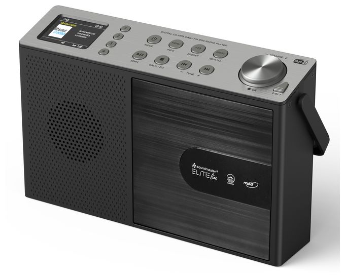 DAB+, FM Radio Tragbar  RCD1190SW (Schwarz) 