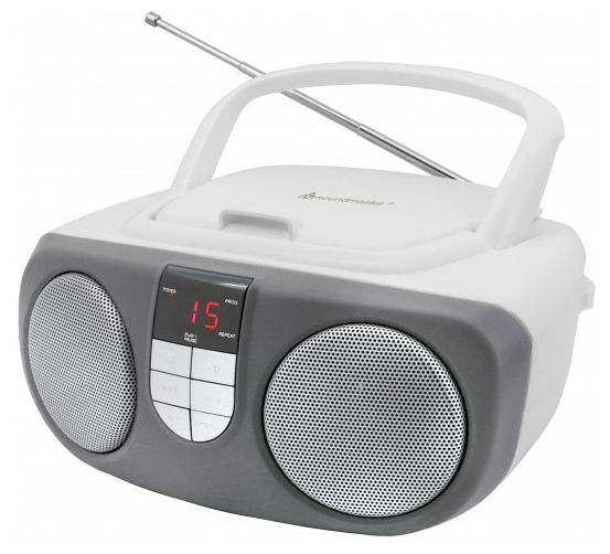 CD Player FM Radio  SCD1400WE (Grau, Weiß) 