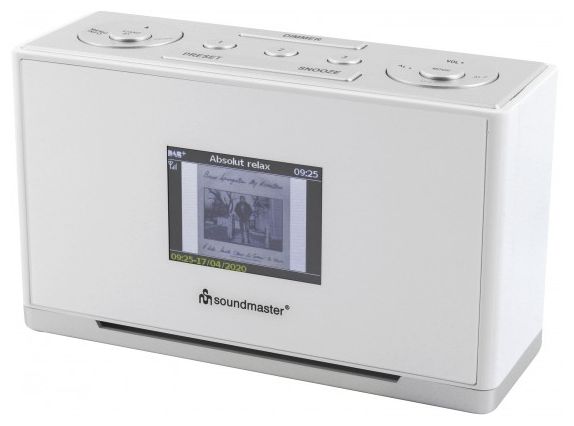 DAB+, FM, UKW Radio Tragbar  UR240WE (Weiß) 
