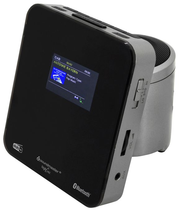 DAB+, FM, UKW Radio Uhr  UR260SI (Schwarz) 