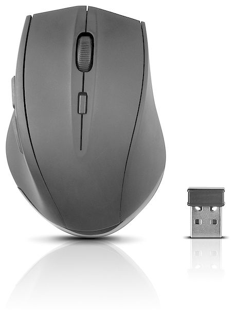 1600 DPI Büro Maus  Calado (Schwarz) 