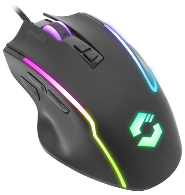 800 DPI Gaming Maus  Decus NX RGB (Schwarz) 