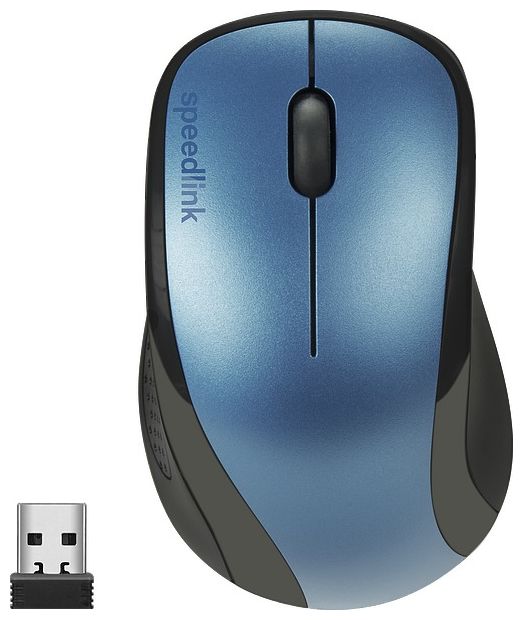 1600 DPI Büro Maus Optisch  Kappa (Schwarz, Blau) 