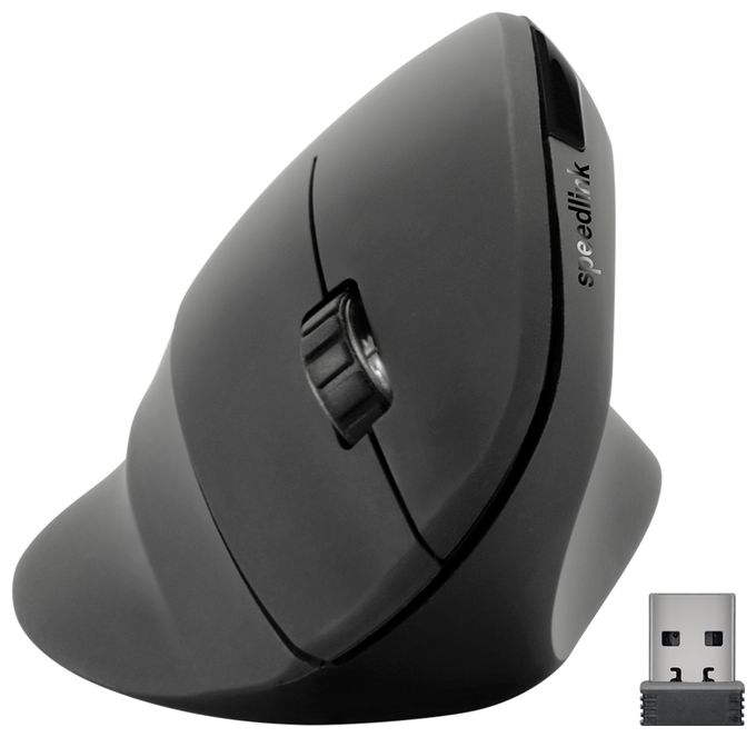1600 DPI Büro Maus Optisch  Piavo Wireless (Schwarz) 