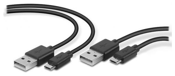 Stecker USB A auf Micro-USB A 3 m  SL-450104-BK (Schwarz) 