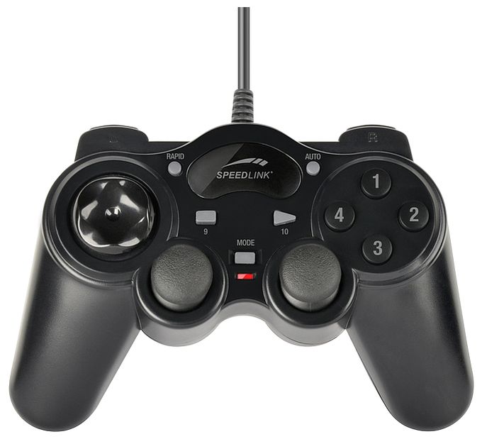Analog / Digital Gamepad für PC  SL-6515-BK Thunderstrike (Schwarz) 