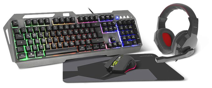 LED Gaming Tastatur USB  SL-670305 (Schwarz) 