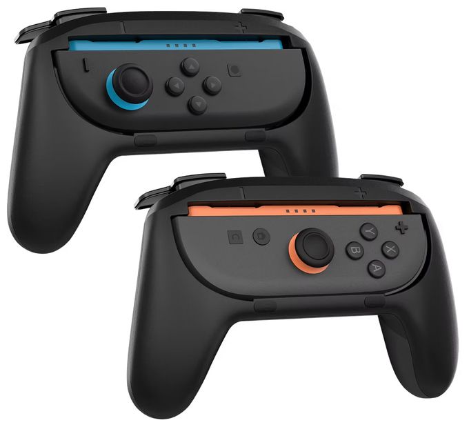 Steuerungsgrip Nintendo Switch 2  S2-JG2 Twin Controller Grips (Schwarz) 