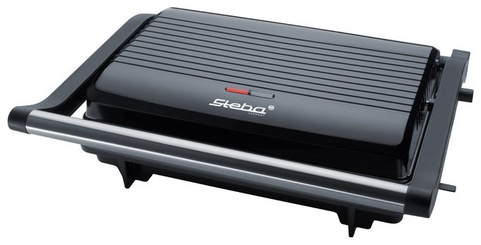 1000 W mit 230 x 145 mm Fläche  FG10 Grillino Kontaktgrill (Schwarz) 