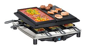  RC4 Plus Deluxe Raclette (Edelstahl) 