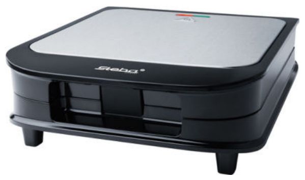 Sandwichmaker 700 W für 2 Sandwiches  SG25 (Schwarz/Silber) 
