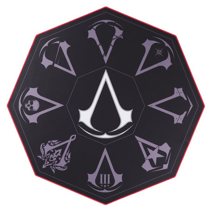 Antistatische Bodenmatte  Gaming Floor Mat Assasins Creed (Schwarz) 