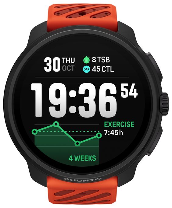 Digital 49 mm Smartwatch Rund 65 h  Race 2 (Schwarz) 