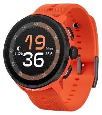 Digital 46 mm Smartwatch Rund 480 h  Run (Schwarz, Orange) 