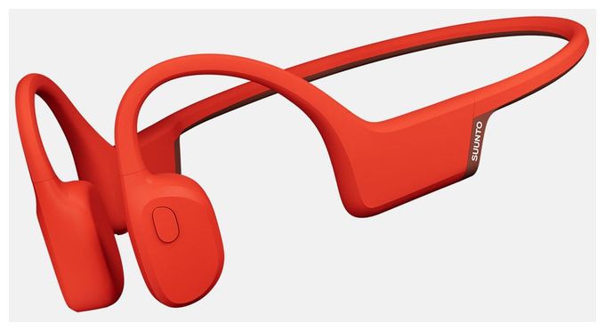 Knochenschall Bluetooth Kopfhörer kabellos 10 h Laufzeit IP55  Sonic (Rot) 