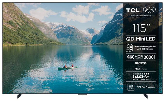 MiniLed 2,92 m (115") Fernseher 4K Ultra HD VESA 1000 x 600,1000 x 800 mm 115C7K 