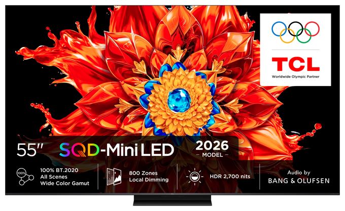 SQD-Mini LED 139,7 cm (55 Zoll) Fernseher 4K Ultra HD VESA 300 x 300 mm 55MSQLED85L 