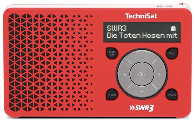 DAB+, FM Radio Persönlich  DigitRadio 1 (Rot, Weiß) 