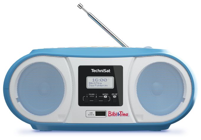 CD Payer DAB+, FM Radio  DigitRadio 1990 Bibi & Tina Edition (Blau) 