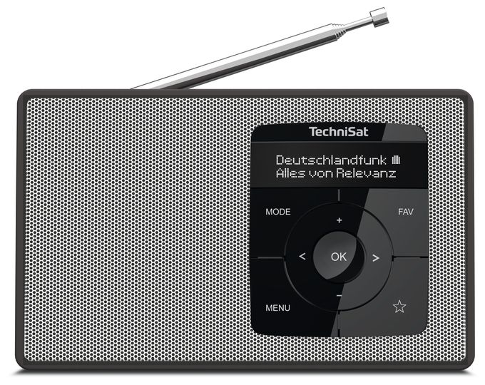 Bluetooth DAB+, FM Radio Tragbar  DigitRadio 2 (Schwarz, Weiß) 
