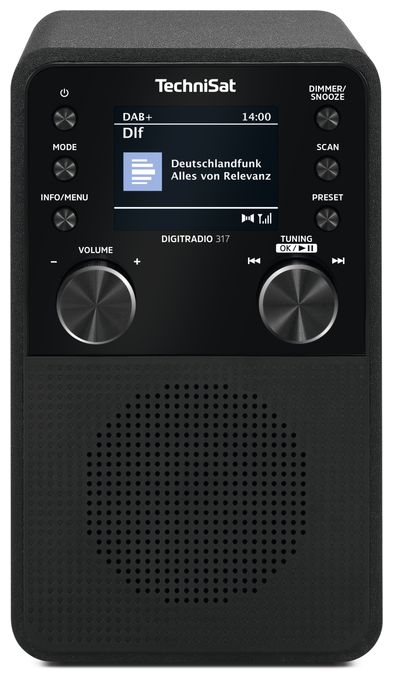 Bluetooth DAB+, FM Radio Tragbar  DigitRadio 317 (Schwarz) 