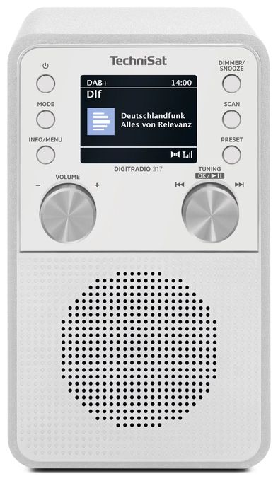 Bluetooth DAB+, FM Radio Tragbar  DigitRadio 317 (Weiß) 