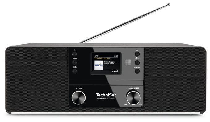Bluetooth DAB+, FM Radio Persönlich  DigitRadio 370CD (Schwarz) 