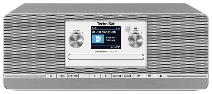 Bluetooth DAB+, FM Radio Internet  DigitRadio  372CD IR (Anthrazit, Silber) 