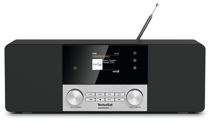 Bluetooth DAB+, FM Radio Persönlich  DigitRadio 4C (Schwarz, Silber) 