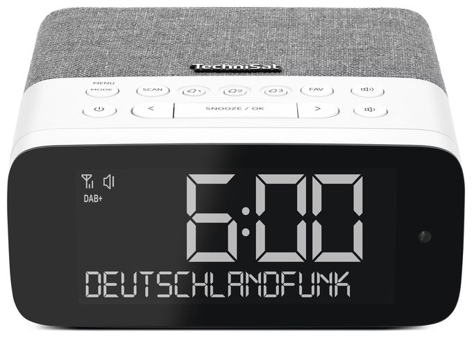 Bluetooth DAB+, UKW Radio Persönlich  Digitradio 52 ASA (Grau, Weiß) 