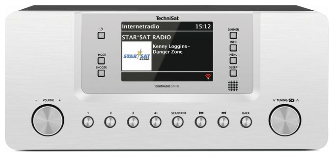 Bluetooth DAB+, FM Radio Persönlich  Digitradio 574IR (Silber) 