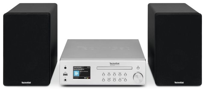 CD Payer DAB+, FM Radio  DigitRadio 760CD IR (Silber) 