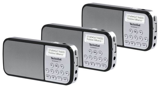 DAB, DAB+, FM Radio Tragbar  DigitRadio RDR (Silber) 