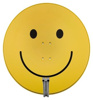 Aluminium Sat-Spiegel  SatMan 850 Plus (Gelb) 