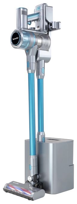Handstaubsauger mit Staubbeutel bis 60 min Laufzeit 29,6 V HEPA  Technimax AS3 Plus (Blau, Silber) 