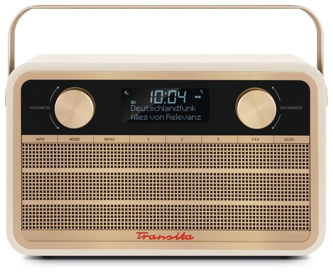 DAB+, FM Radio Tragbar  Transita 120 (Beige) 