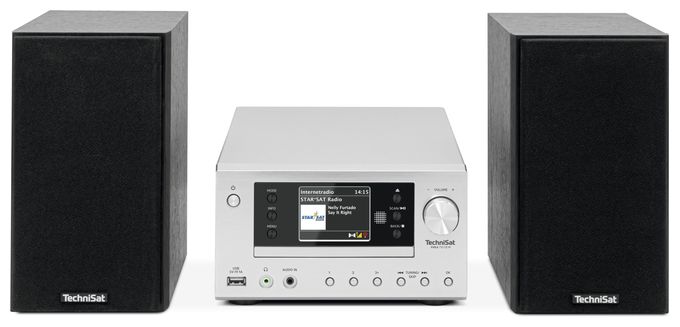 Bluetooth DAB+, FM Radio Internet  Viola 710 CD IR (Silber) 