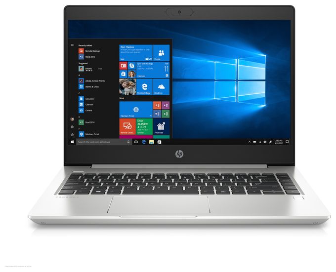 Full HD Notebook 35,6 cm (14 Zoll) 1920 x 1080 Pixel 512 GB SSD 4G Windows 11 Pro Intel® Core™ i5 max. 4,2 GHz  HP ProBook 440 G7 Refurbished (Silber) 