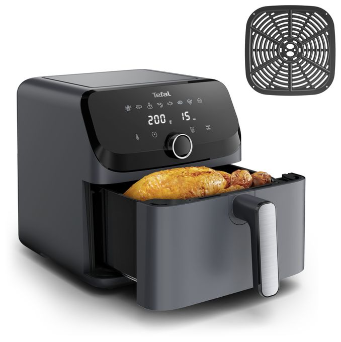 Heißluftfritteuse 7,5 l 2020 W  EY855BE0 Easy Fry Mega (Grau) 