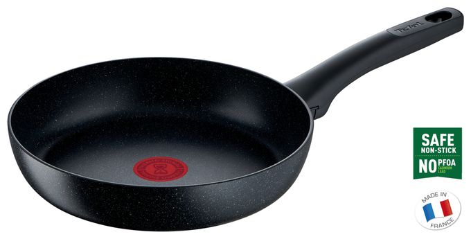  G28104 Black Stone Allzweckpfanne 24 cm Rund Mineralia + beschichtet (Schwarz) 