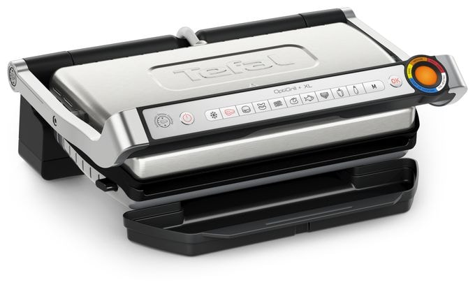 1 Zone(n) 2000 W mit 400 x 200 mm Fläche  GC727D Optigrill+ XL (Schwarz, Edelstahl) 