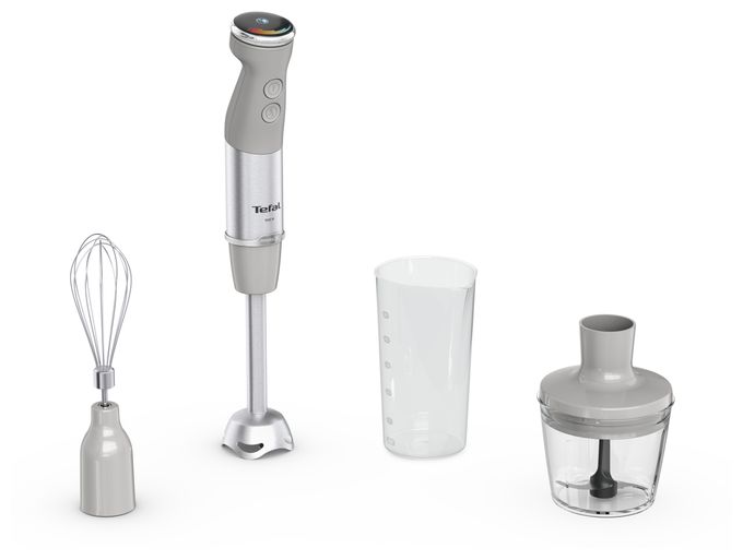 Stabmixer 1000 W 20 Stufen  HB673B30 Quickchef+ 3in1 (Grau, Edelstahl) 