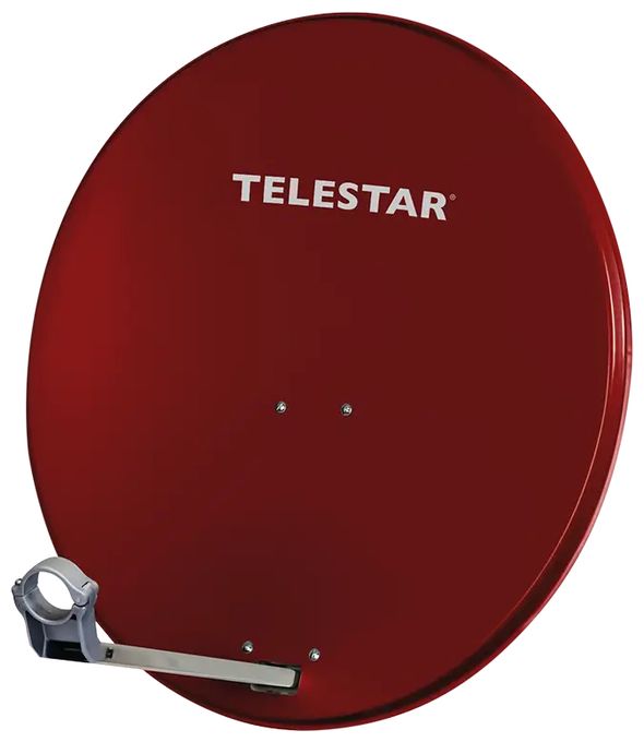 80 cm Aluminium, Eisenguss, Stahl Sat-Spiegel  Digirapid 80A Satellitenantenne (Rot) 