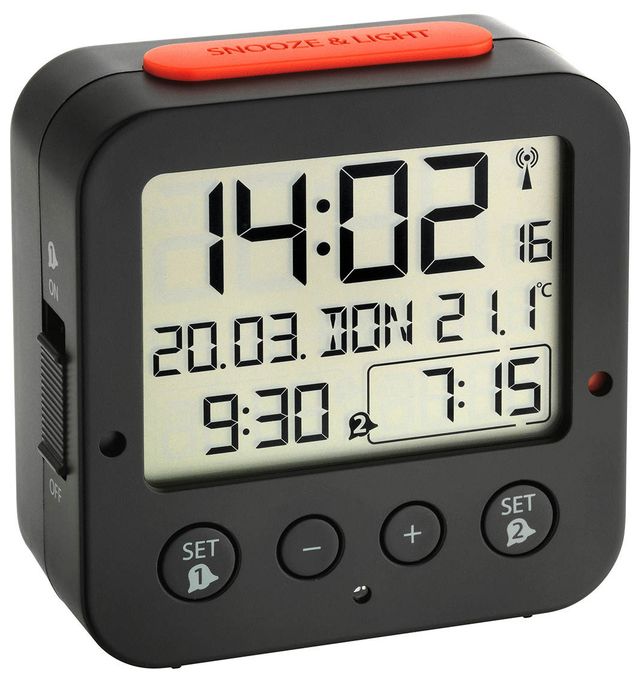 Digitaler Funk-Wecker mit Temperatur BINGO 