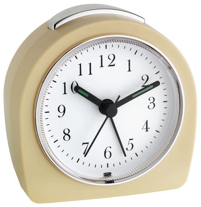 Elektronischer Wecker beige 