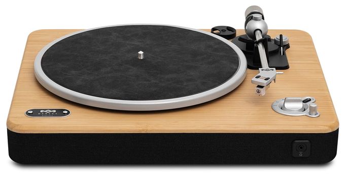 Audio-Plattenspieler mit Riemenantrieb  Stir It Up Wireless 2 (Schwarz, Holz) 