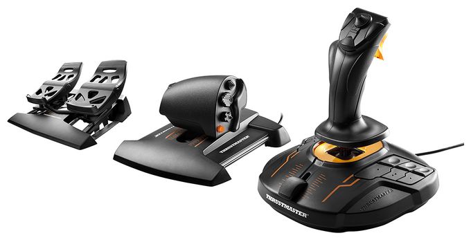 Analog / Digital Flugsimulation für PC  T.16000M FCS Flight Pack (Schwarz) 