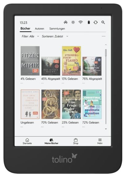 E-Reader 15,2 cm (6 Zoll) 16 GB  Shine Color (Schwarz) 