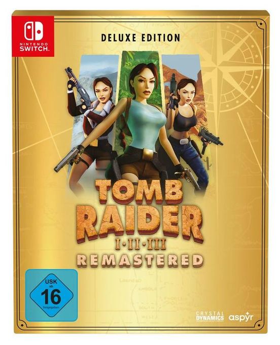 Tomb Raider I-III Remastered Starring Lara Croft: Deluxe Edition (Nintendo Switch) 